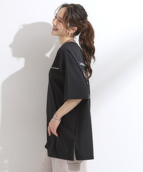 SHOO・LA・RUE / シューラルー Tシャツ | 【ひんやり/汗ジミ軽減/UVカット】プリントアソート BIG Tシャツ | 詳細10