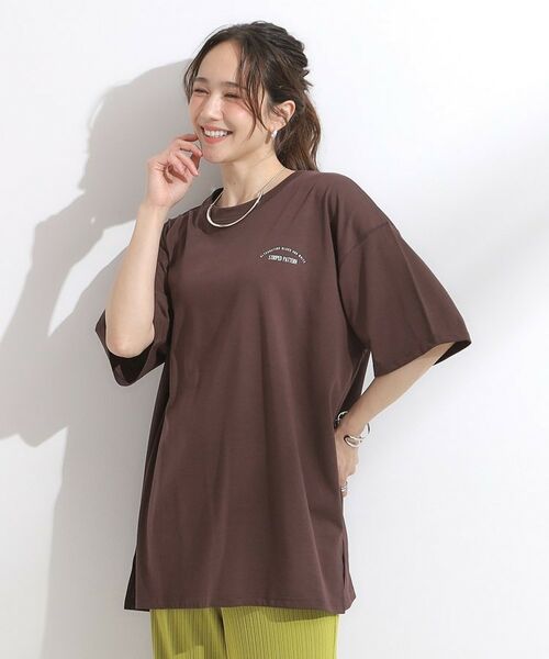 SHOO・LA・RUE / シューラルー Tシャツ | 【ひんやり/汗ジミ軽減/UVカット】プリントアソート BIG Tシャツ | 詳細13