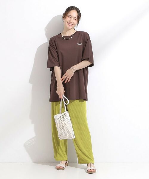 SHOO・LA・RUE / シューラルー Tシャツ | 【ひんやり/汗ジミ軽減/UVカット】プリントアソート BIG Tシャツ | 詳細15