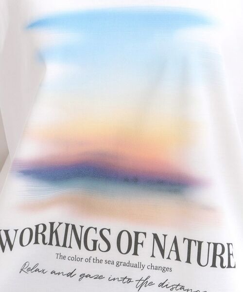 SHOO・LA・RUE / シューラルー Tシャツ | 【ひんやり/汗ジミ軽減/UVカット】プリントアソート BIG Tシャツ | 詳細4