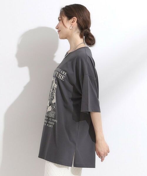 SHOO・LA・RUE / シューラルー Tシャツ | 【ひんやり/汗ジミ軽減/UVカット】プリントアソート BIG Tシャツ | 詳細6