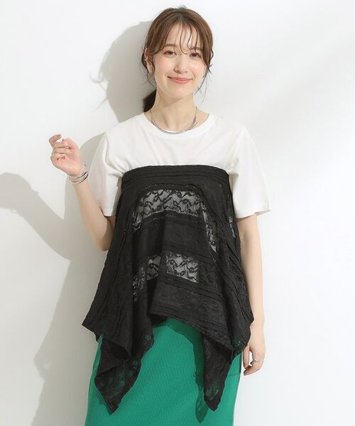 SHOO・LA・RUE / シューラルー キャミソール・チューブトップ | 【2WAY】スカートにもなる イレヘム レースビスチェ | 詳細10