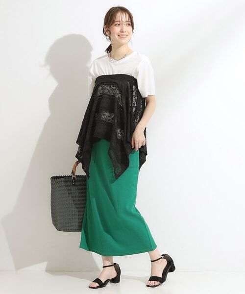 SHOO・LA・RUE / シューラルー キャミソール・チューブトップ | 【2WAY】スカートにもなる イレヘム レースビスチェ | 詳細12