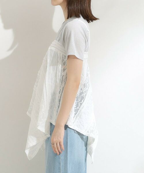 SHOO・LA・RUE / シューラルー キャミソール・チューブトップ | 【2WAY】スカートにもなる イレヘム レースビスチェ | 詳細16