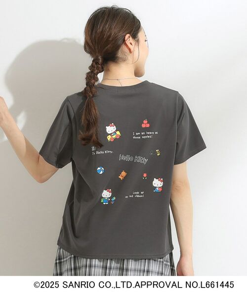 SHOO・LA・RUE / シューラルー Tシャツ | 【HELLO KITTYコラボ】【SHOO ICE／汗染み軽減／UVカット】コンパクトTシャツ | 詳細13