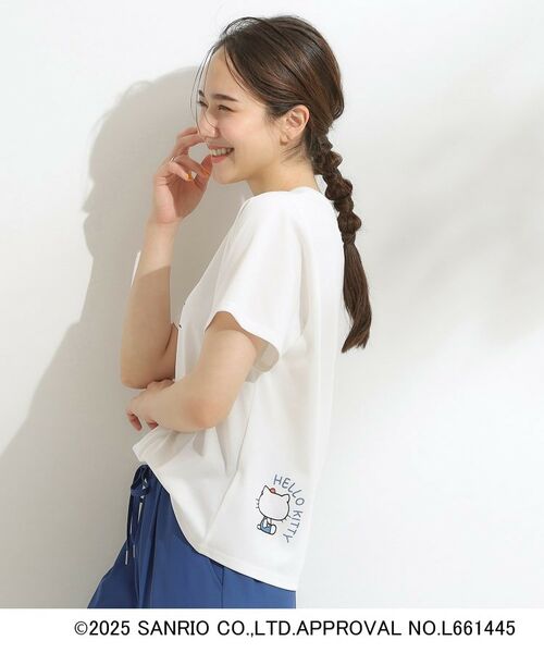 SHOO・LA・RUE / シューラルー Tシャツ | 【HELLO KITTYコラボ】【SHOO ICE／汗染み軽減／UVカット】コンパクトTシャツ | 詳細2