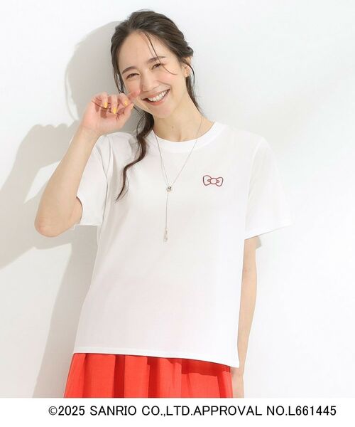 SHOO・LA・RUE / シューラルー Tシャツ | 【HELLO KITTYコラボ】【SHOO ICE／汗染み軽減／UVカット】コンパクトTシャツ | 詳細5
