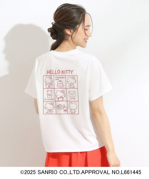 SHOO・LA・RUE / シューラルー Tシャツ | 【HELLO KITTYコラボ】【SHOO ICE／汗染み軽減／UVカット】コンパクトTシャツ | 詳細6