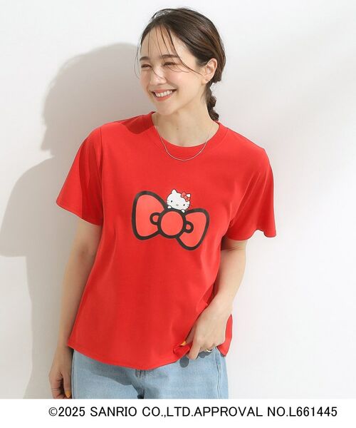 SHOO・LA・RUE / シューラルー Tシャツ | 【HELLO KITTYコラボ】【SHOO ICE／汗染み軽減／UVカット】コンパクトTシャツ | 詳細9