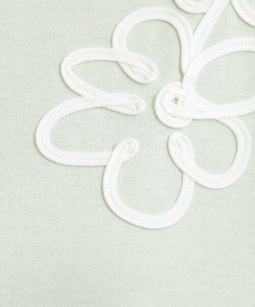 SHOO・LA・RUE / シューラルー Tシャツ | 【S-LL】コーデの主役になる コード刺繍デザインＴシャツ | 詳細12