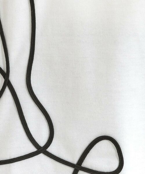 SHOO・LA・RUE / シューラルー Tシャツ | 【S-LL】コーデの主役になる コード刺繍デザインＴシャツ | 詳細4