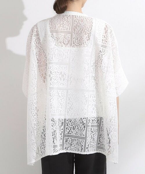 SHOO・LA・RUE / シューラルー シャツ・ブラウス | 大人レトロスタイルに レースポンチョシャツ | 詳細15