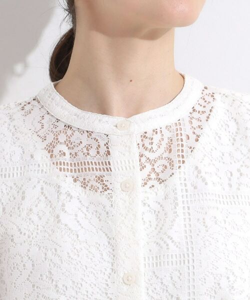 SHOO・LA・RUE / シューラルー シャツ・ブラウス | 大人レトロスタイルに レースポンチョシャツ | 詳細16