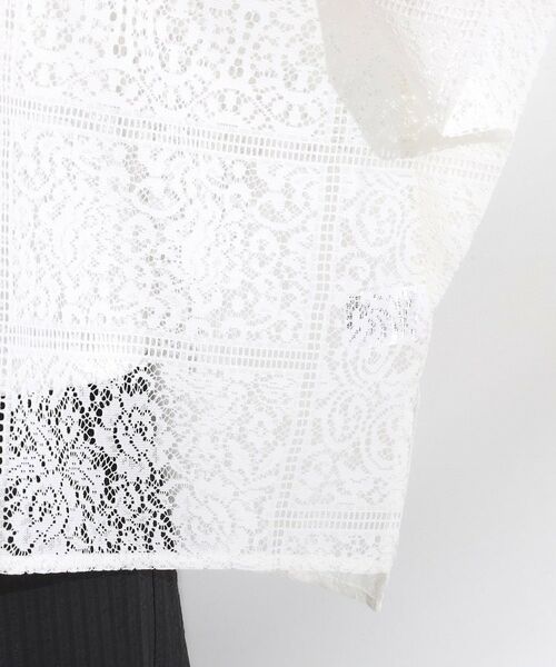 SHOO・LA・RUE / シューラルー シャツ・ブラウス | 大人レトロスタイルに レースポンチョシャツ | 詳細19