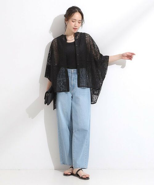 SHOO・LA・RUE / シューラルー シャツ・ブラウス | 大人レトロスタイルに レースポンチョシャツ | 詳細7