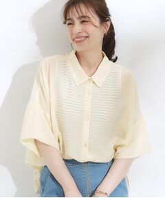 SHOO・LA・RUE / シューラルー シャツ・ブラウス | ゆるっと感がこなれ見え ワッシャーシアー半袖シャツ