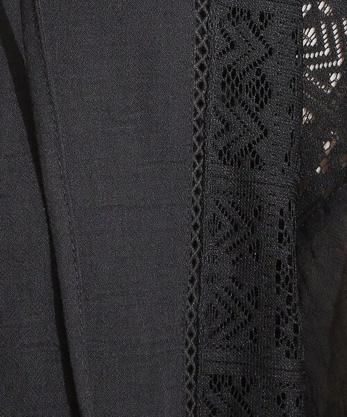 SHOO・LA・RUE / シューラルー シャツ・ブラウス | 【着丈選べる】一枚でこなれ見え サイドレースブラウス | 詳細7