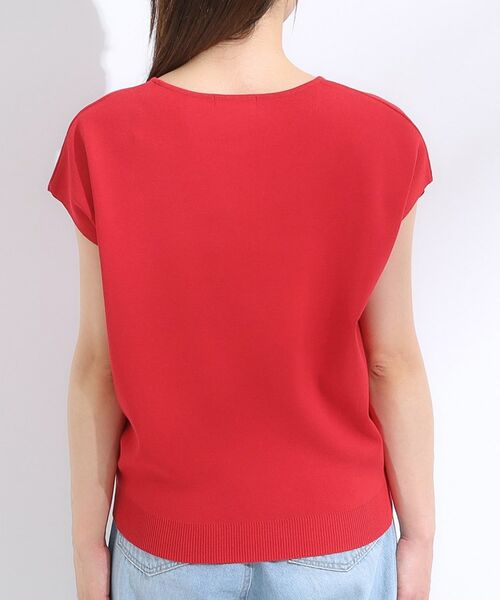 SHOO・LA・RUE / シューラルー ニット・セーター | 【洗える/S-LL/ひんやり】さらりと好印象 総針フレンチスリーブニット | 詳細19