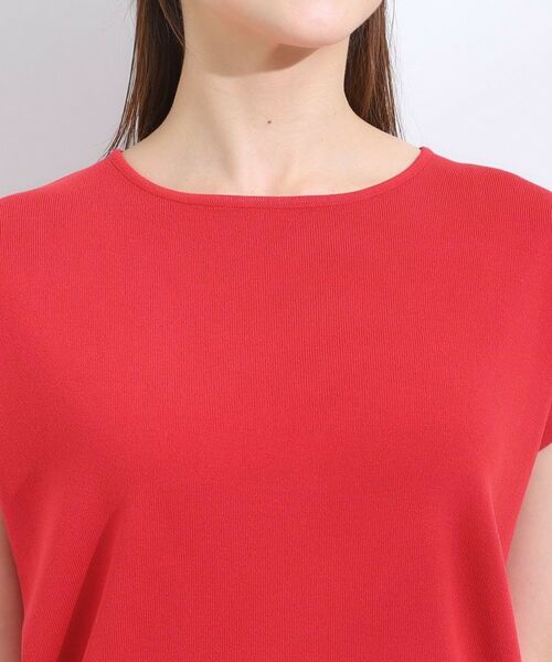 SHOO・LA・RUE / シューラルー ニット・セーター | 【洗える/S-LL/ひんやり】さらりと好印象 総針フレンチスリーブニット | 詳細20