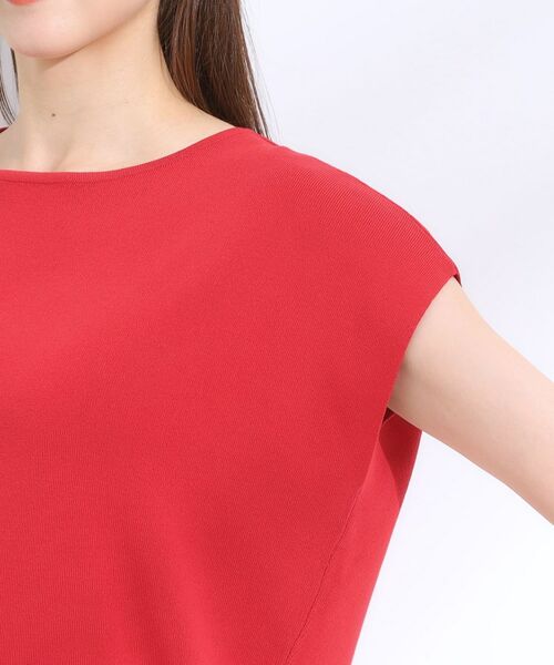 SHOO・LA・RUE / シューラルー ニット・セーター | 【洗える/S-LL/ひんやり】さらりと好印象 総針フレンチスリーブニット | 詳細21