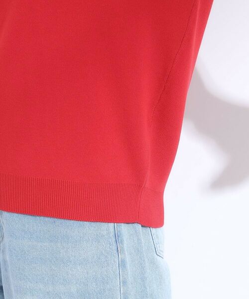 SHOO・LA・RUE / シューラルー ニット・セーター | 【洗える/S-LL/ひんやり】さらりと好印象 総針フレンチスリーブニット | 詳細22