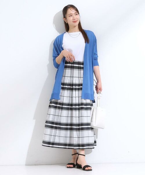 SHOO・LA・RUE / シューラルー ニット・セーター | 【洗える/S-LL/ひんやり】さらりと好印象 総針フレンチスリーブニット | 詳細23