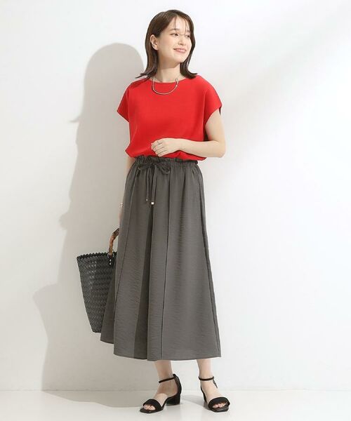 SHOO・LA・RUE / シューラルー ニット・セーター | 【洗える/S-LL/ひんやり】さらりと好印象 総針フレンチスリーブニット | 詳細25