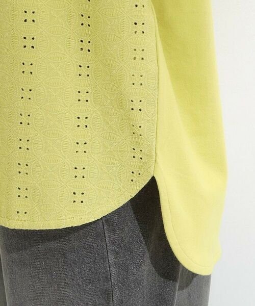 SHOO・LA・RUE / シューラルー カットソー | 【S-LL】抜け感とすっきり見えを叶える 刺繍レース スキッパー襟トップス | 詳細26