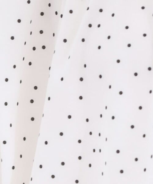 SHOO・LA・RUE / シューラルー シャツ・ブラウス | 【S-LL/ひんやり】きちんと見えで好印象 ドット柄デザイントップス | 詳細8
