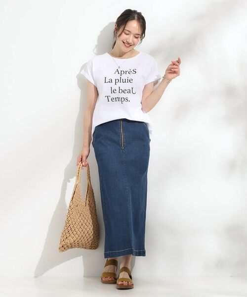 SHOO・LA・RUE / シューラルー Tシャツ | 【汗ジミ防止/ひんやり/UV】ロゴプリントTシャツ | 詳細11