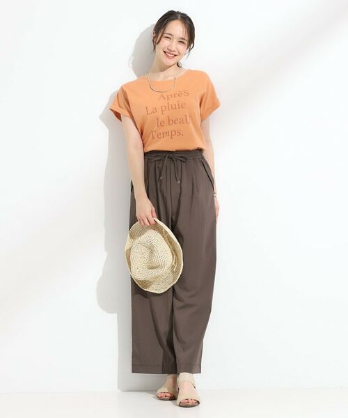 SHOO・LA・RUE / シューラルー Tシャツ | 【汗ジミ防止/ひんやり/UV】ロゴプリントTシャツ | 詳細15