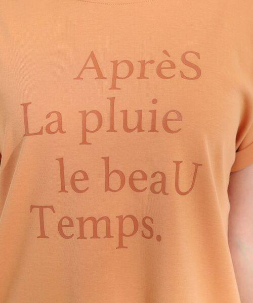 SHOO・LA・RUE / シューラルー Tシャツ | 【汗ジミ防止/ひんやり/UV】ロゴプリントTシャツ | 詳細23