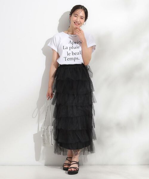 SHOO・LA・RUE / シューラルー Tシャツ | 【汗ジミ防止/ひんやり/UV】ロゴプリントTシャツ | 詳細26