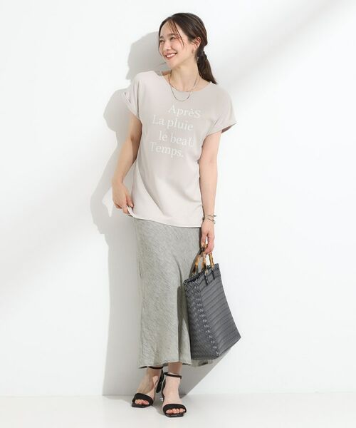 SHOO・LA・RUE / シューラルー Tシャツ | 【汗ジミ防止/ひんやり/UV】ロゴプリントTシャツ | 詳細7