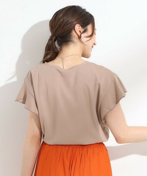SHOO・LA・RUE / シューラルー Tシャツ | 【汗ジミ防止/ひんやり/UV】フリルスリーブTシャツ | 詳細14
