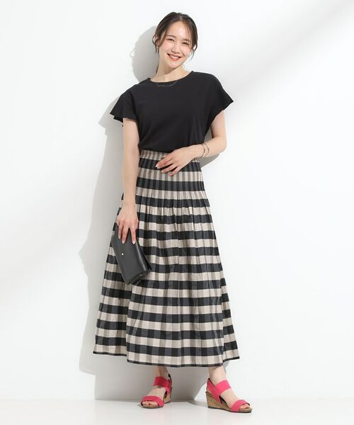 SHOO・LA・RUE / シューラルー Tシャツ | 【汗ジミ防止/ひんやり/UV】フリルスリーブTシャツ | 詳細7