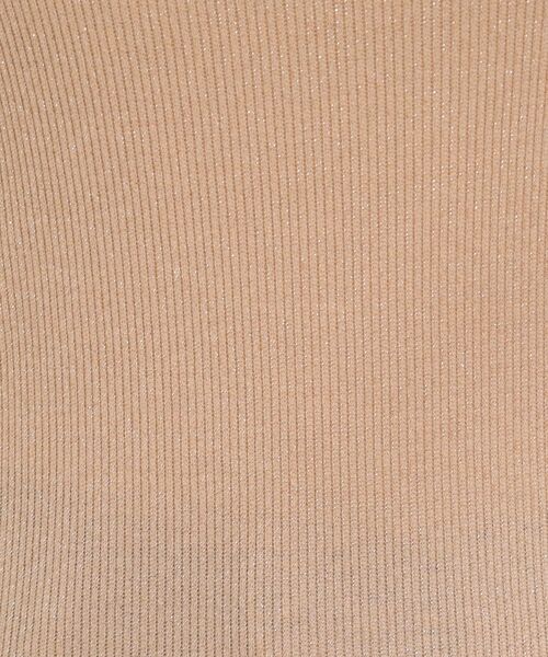 SHOO・LA・RUE / シューラルー キャミソール・チューブトップ | 【S-LL】デコルテラインをきれいに魅せる ラメテレコタンクトップ | 詳細16