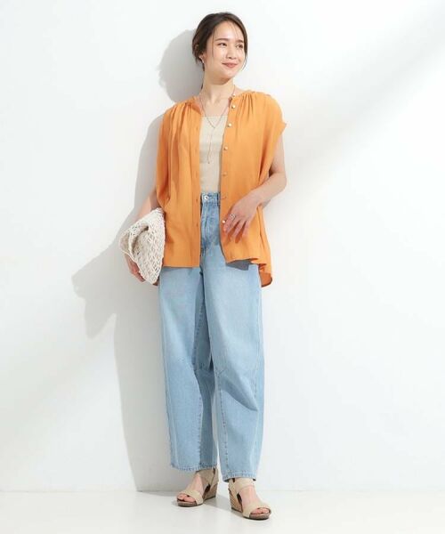 SHOO・LA・RUE / シューラルー キャミソール・チューブトップ | 【S-LL】デコルテラインをきれいに魅せる ラメテレコタンクトップ | 詳細24