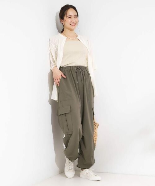 SHOO・LA・RUE / シューラルー キャミソール・チューブトップ | 【S-LL】デコルテラインをきれいに魅せる ラメテレコタンクトップ | 詳細26