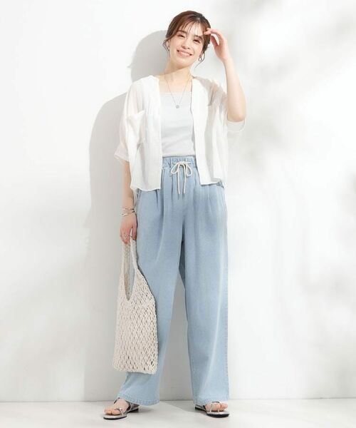 SHOO・LA・RUE / シューラルー キャミソール・チューブトップ | 【S-LL】デコルテラインをきれいに魅せる ラメテレコタンクトップ | 詳細29