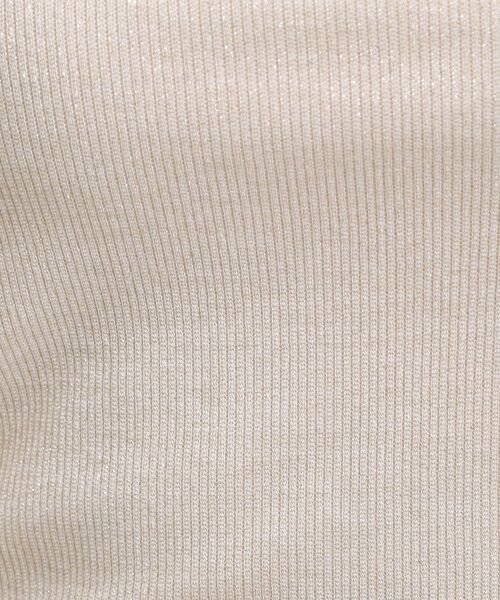 SHOO・LA・RUE / シューラルー キャミソール・チューブトップ | 【S-LL】デコルテラインをきれいに魅せる ラメテレコタンクトップ | 詳細8