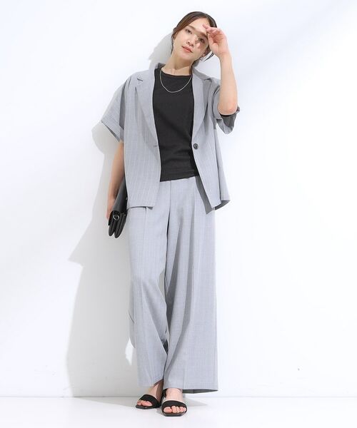 SHOO・LA・RUE / シューラルー カットソー | 【S-LL】大人のラメ感 テレコ半袖トップス | 詳細11