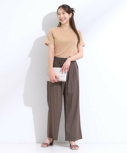 SHOO・LA・RUE / シューラルー カットソー | 【S-LL】大人のラメ感 テレコ半袖トップス | 詳細15