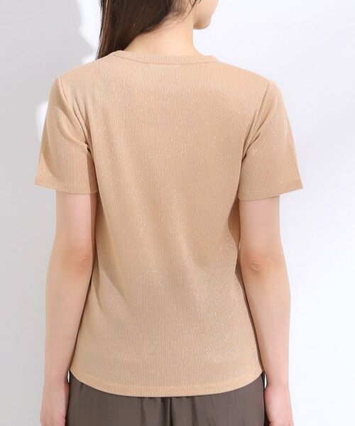 SHOO・LA・RUE / シューラルー カットソー | 【S-LL】大人のラメ感 テレコ半袖トップス | 詳細19