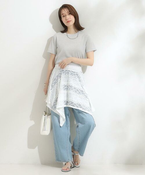 SHOO・LA・RUE / シューラルー カットソー | 【S-LL】大人のラメ感 テレコ半袖トップス | 詳細23