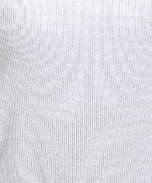 SHOO・LA・RUE / シューラルー カットソー | 【S-LL】大人のラメ感 テレコ半袖トップス | 詳細4