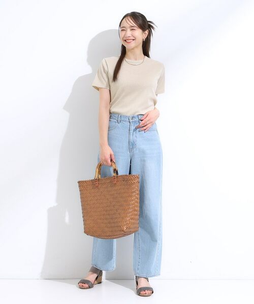 SHOO・LA・RUE / シューラルー カットソー | 【S-LL】大人のラメ感 テレコ半袖トップス | 詳細7