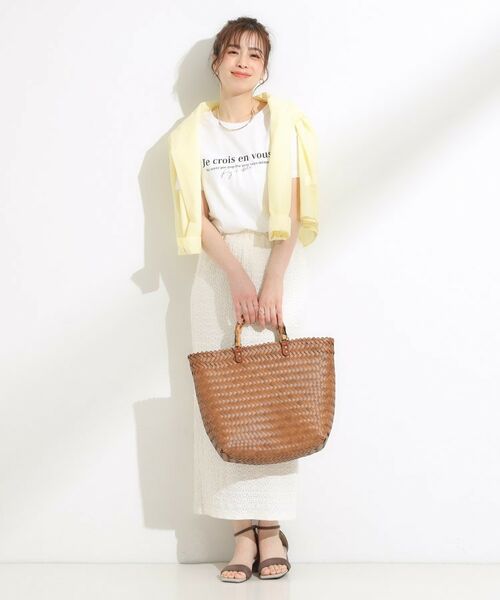 SHOO・LA・RUE / シューラルー その他トップス | 【S-LL/2点セット/体型カバーにも】着回しいろいろ ジレ＋ロゴTシャツ | 詳細20