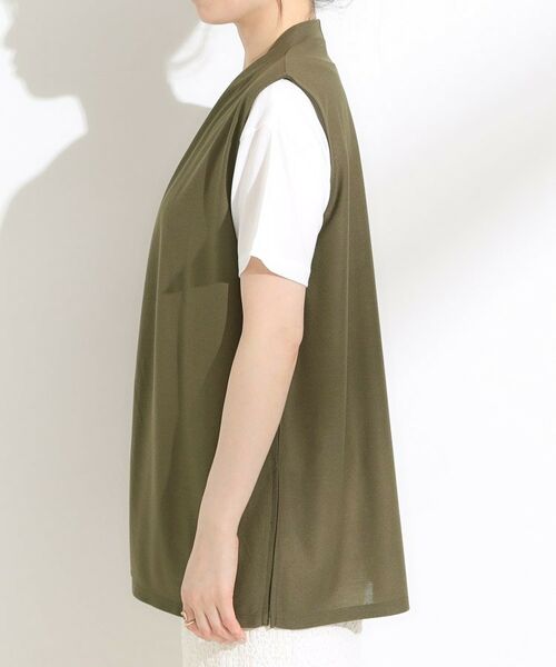 SHOO・LA・RUE / シューラルー その他トップス | 【S-LL/2点セット/体型カバーにも】着回しいろいろ ジレ＋ロゴTシャツ | 詳細23