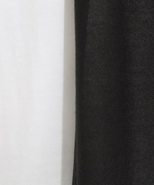 SHOO・LA・RUE / シューラルー その他トップス | 【S-LL/2点セット/体型カバーにも】着回しいろいろ ジレ＋ロゴTシャツ | 詳細7